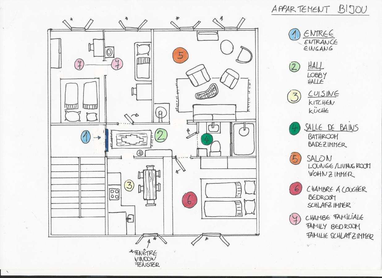 Appartement 1Bijou La Chaux De Fonds Eksteriør bilde
